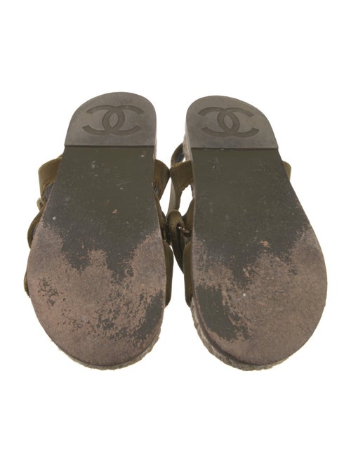Chanel 2021-2022 Interlocking CC Logo Sandals