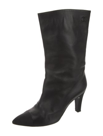 Chanel 2018 Interlocking CC Logo Boots