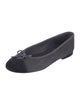 Chanel Interlocking CC Logo Ponyhair Flats