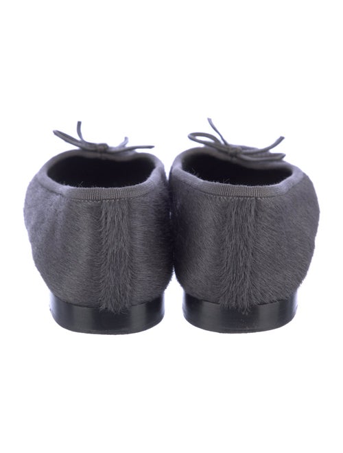 Chanel Interlocking CC Logo Ponyhair Flats