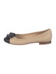 Chanel Interlocking CC Logo Lambskin Flats