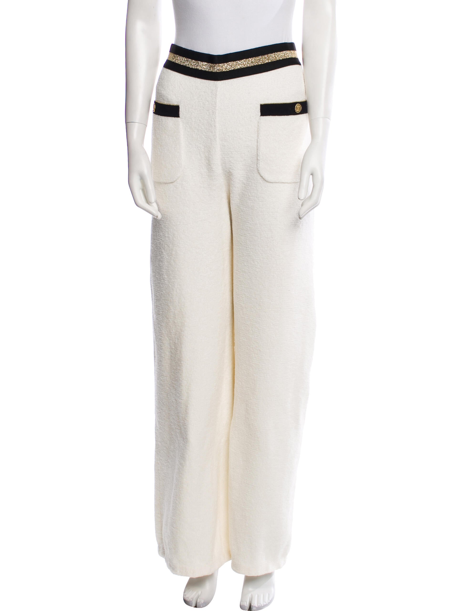 Chanel 2019 Wide Leg Pants w/ Tags