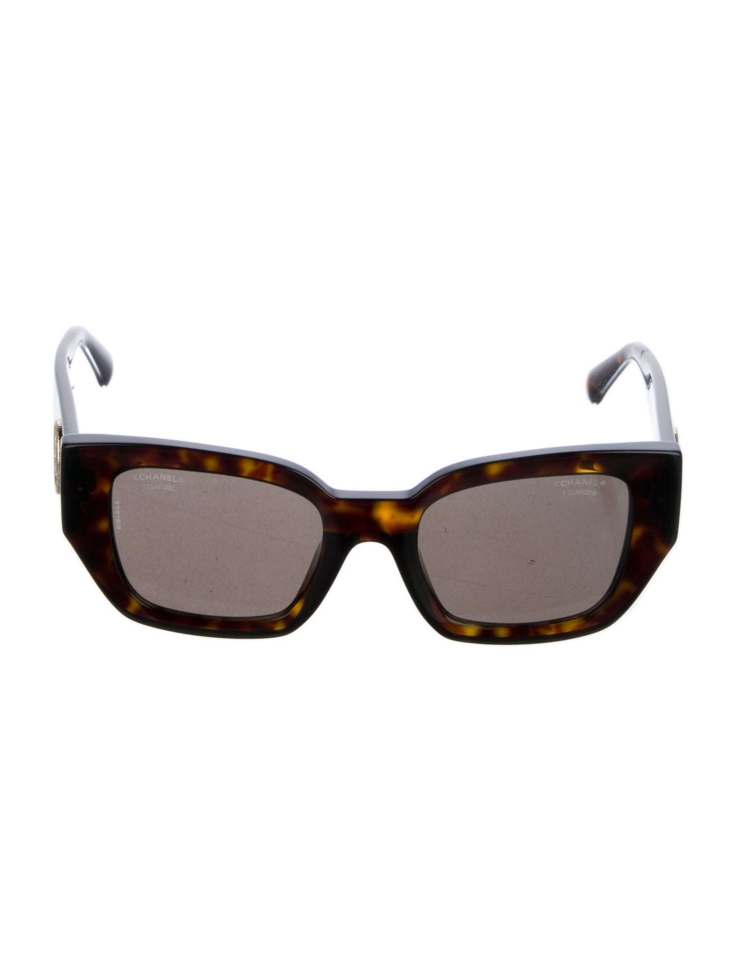 Chanel Interlocking CC Logo Square Sunglasses