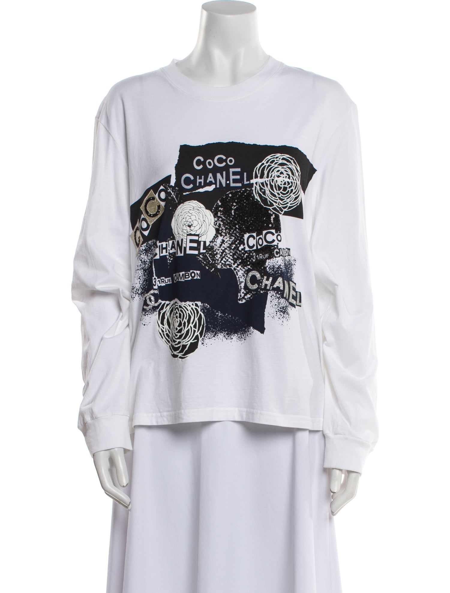 Chanel 2020 Graphic Print Sweatshirt