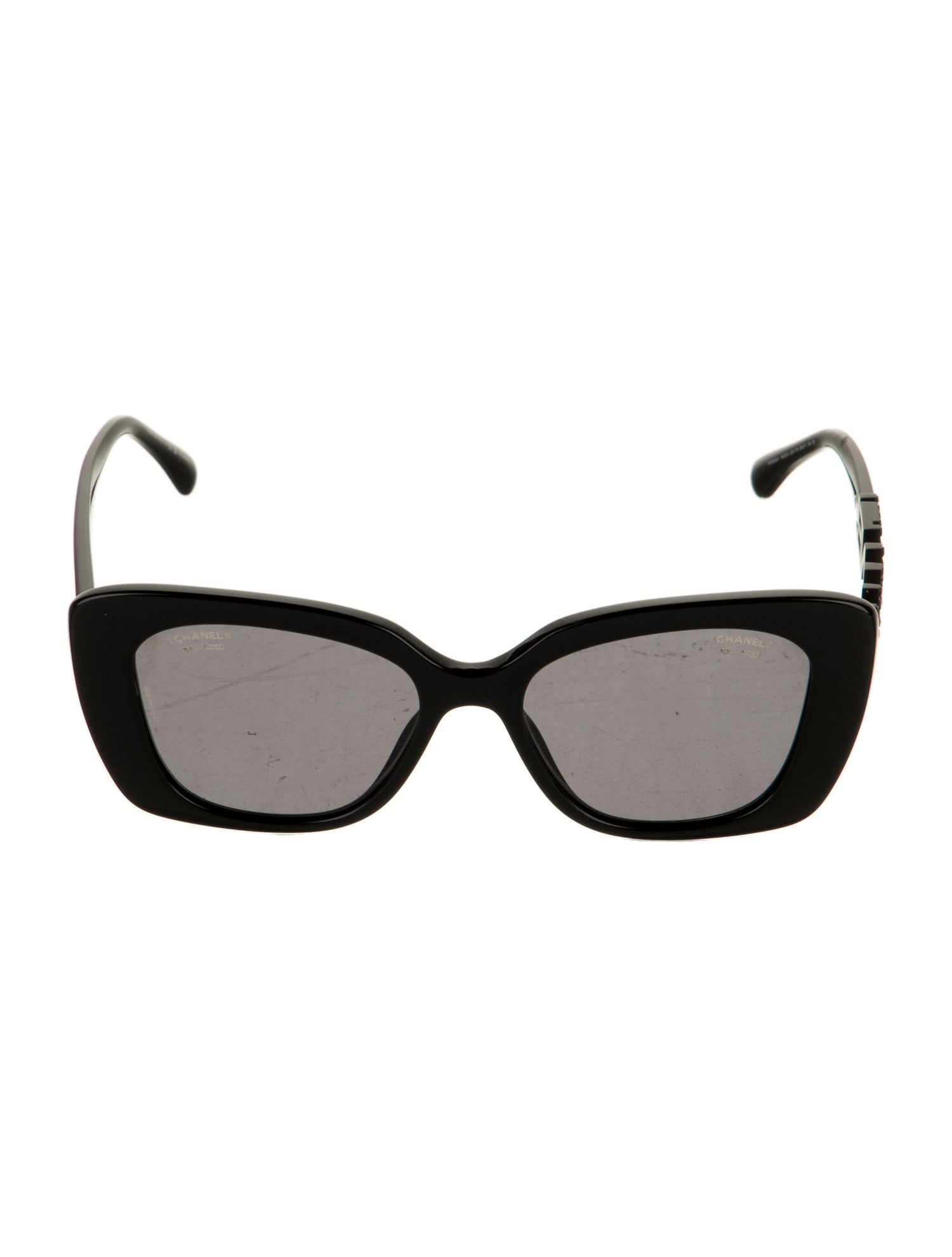 Chanel Interlocking CC Logo Wayfarer Sunglasses