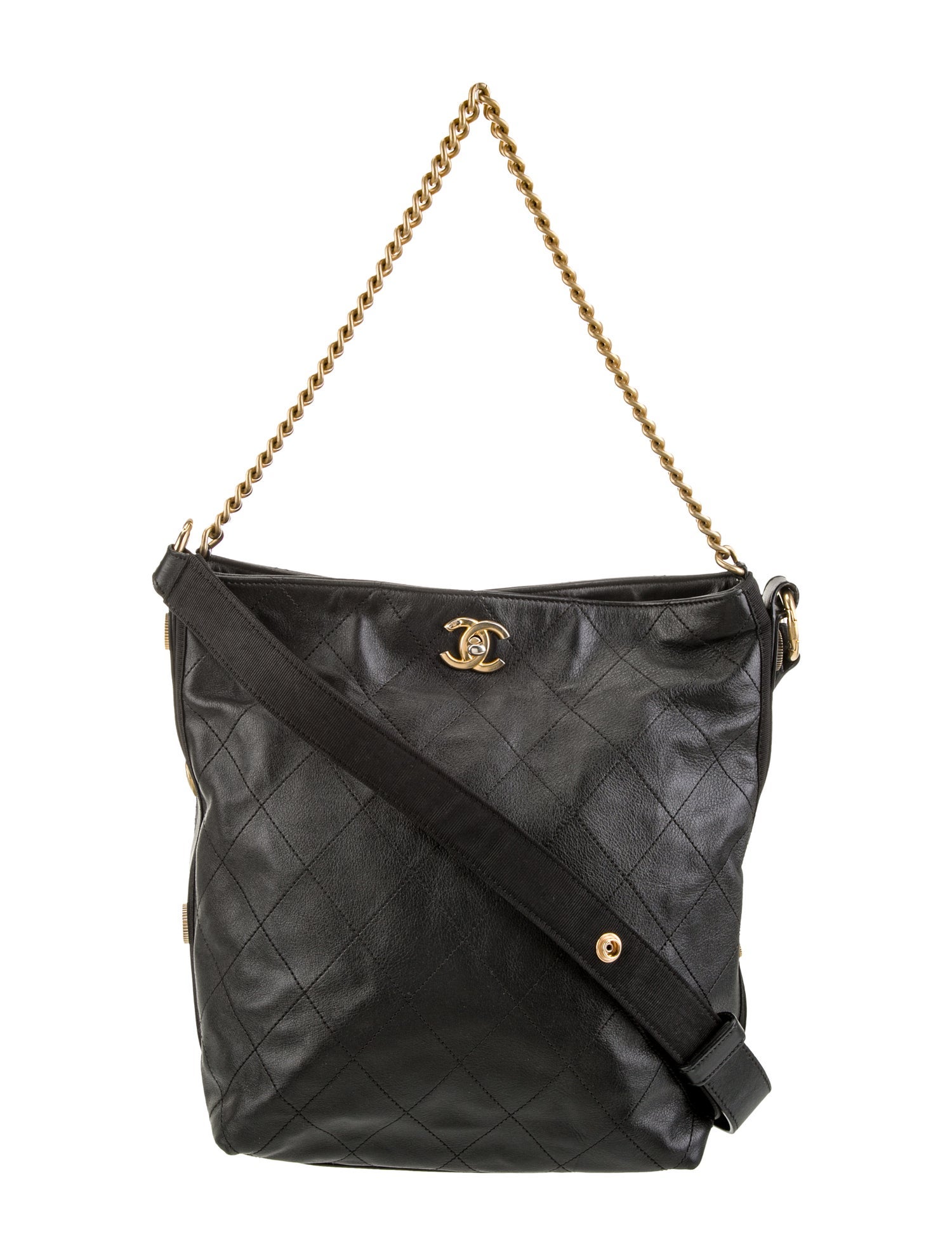 Chanel Button Up Hobo