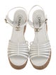 Chanel 2025 Interlocking CC Logo Espadrilles