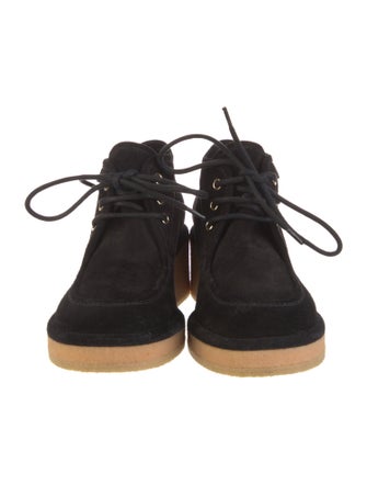 Chanel 2024 Interlocking CC Logo Lace-Up Boots