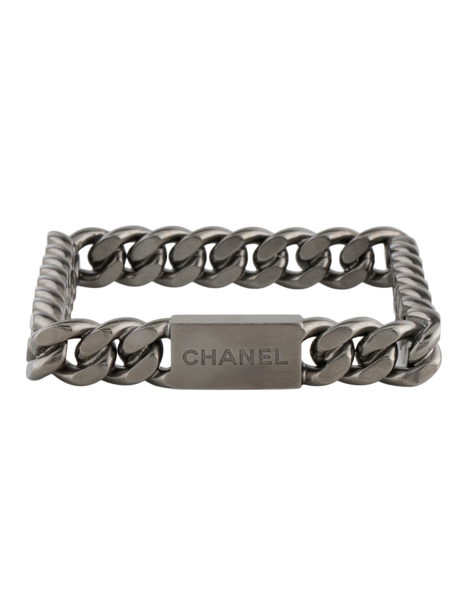 Chanel Square Logo Link Bangle