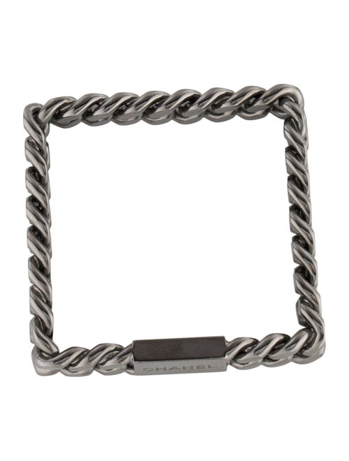 Chanel Square Logo Link Bangle