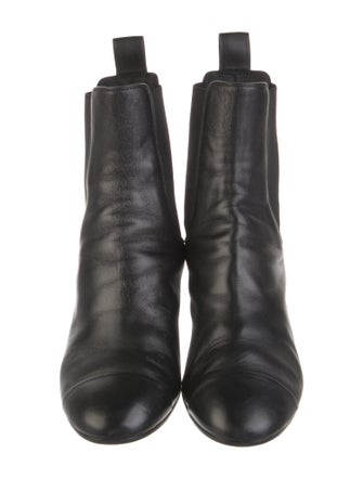 Chanel 2022 Interlocking CC Logo Chelsea Boots