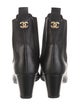 Chanel 2022 Interlocking CC Logo Chelsea Boots