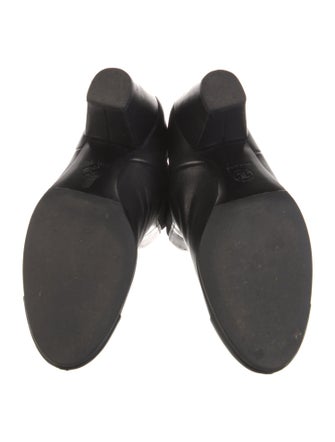 Chanel 2022 Interlocking CC Logo Chelsea Boots