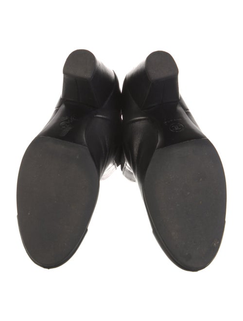 Chanel 2022 Interlocking CC Logo Chelsea Boots