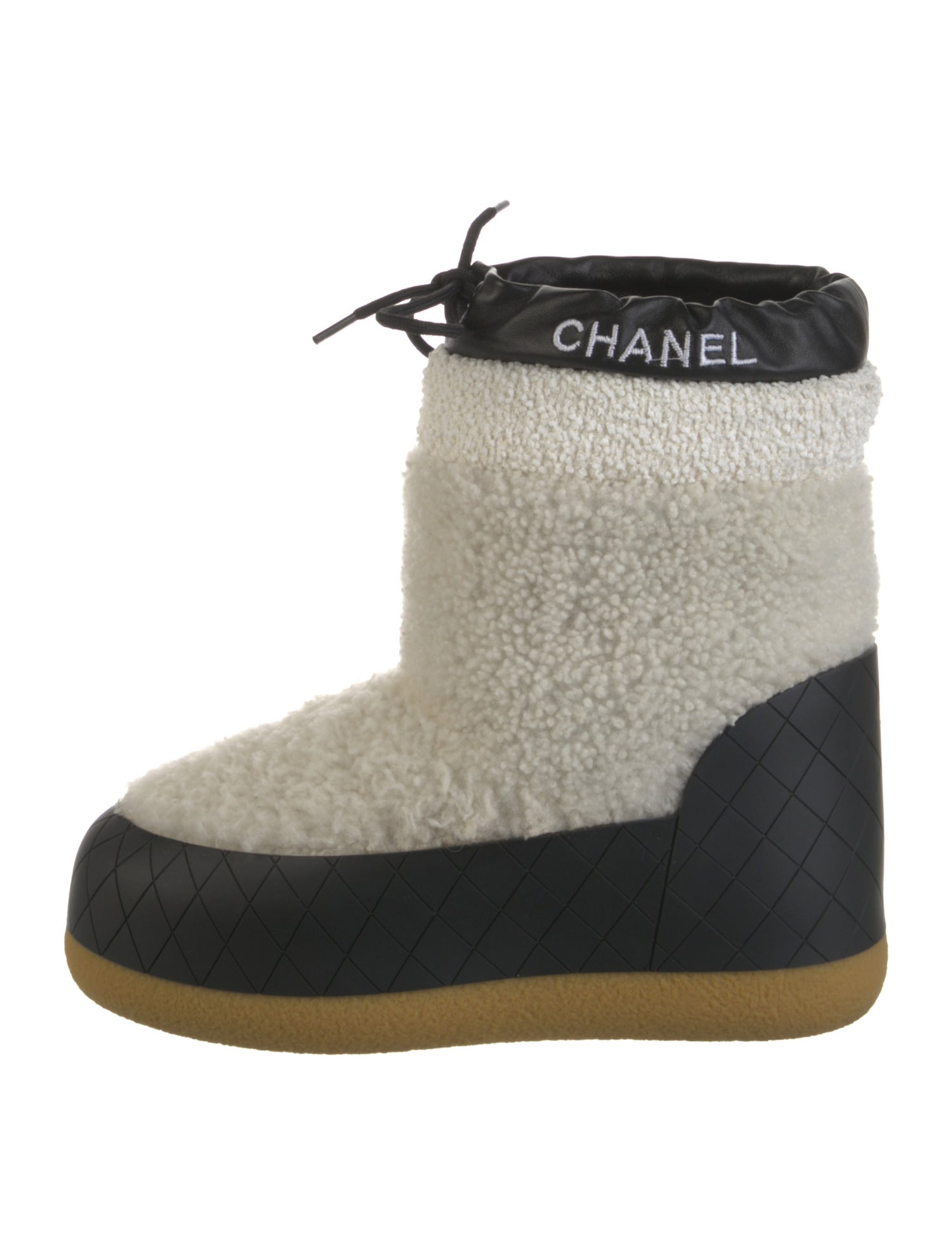 Chanel 2023-2024 Quilted Pattern Boots