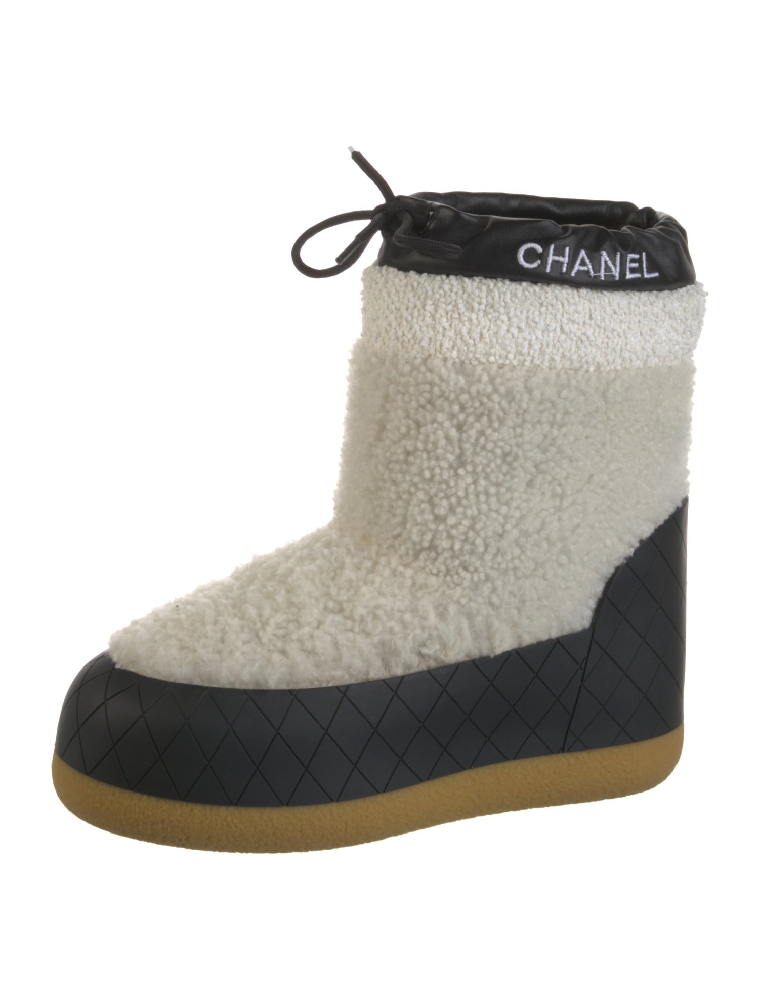 Chanel 2023-2024 Quilted Pattern Boots