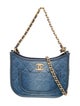 Chanel Denim Quilted CC Hobo