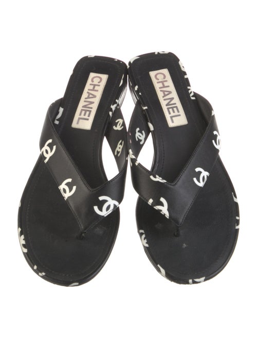 Chanel 2022 Interlocking CC Logo Slides