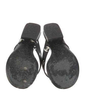 Chanel 2022 Interlocking CC Logo Slides