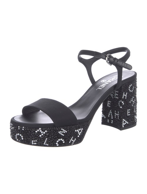 Chanel 2024 Interlocking CC Logo Sandals