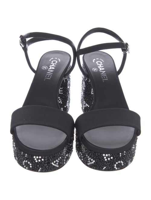 Chanel 2024 Interlocking CC Logo Sandals