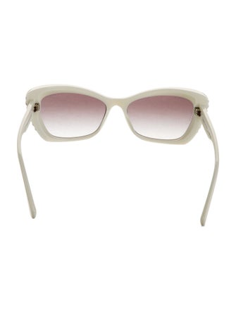 Chanel Interlocking CC Logo Cat-Eye Sunglasses