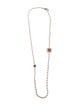 Chanel Faux Pearl, Resin & Strass Station Necklace