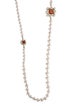 Chanel Faux Pearl, Resin & Strass Station Necklace