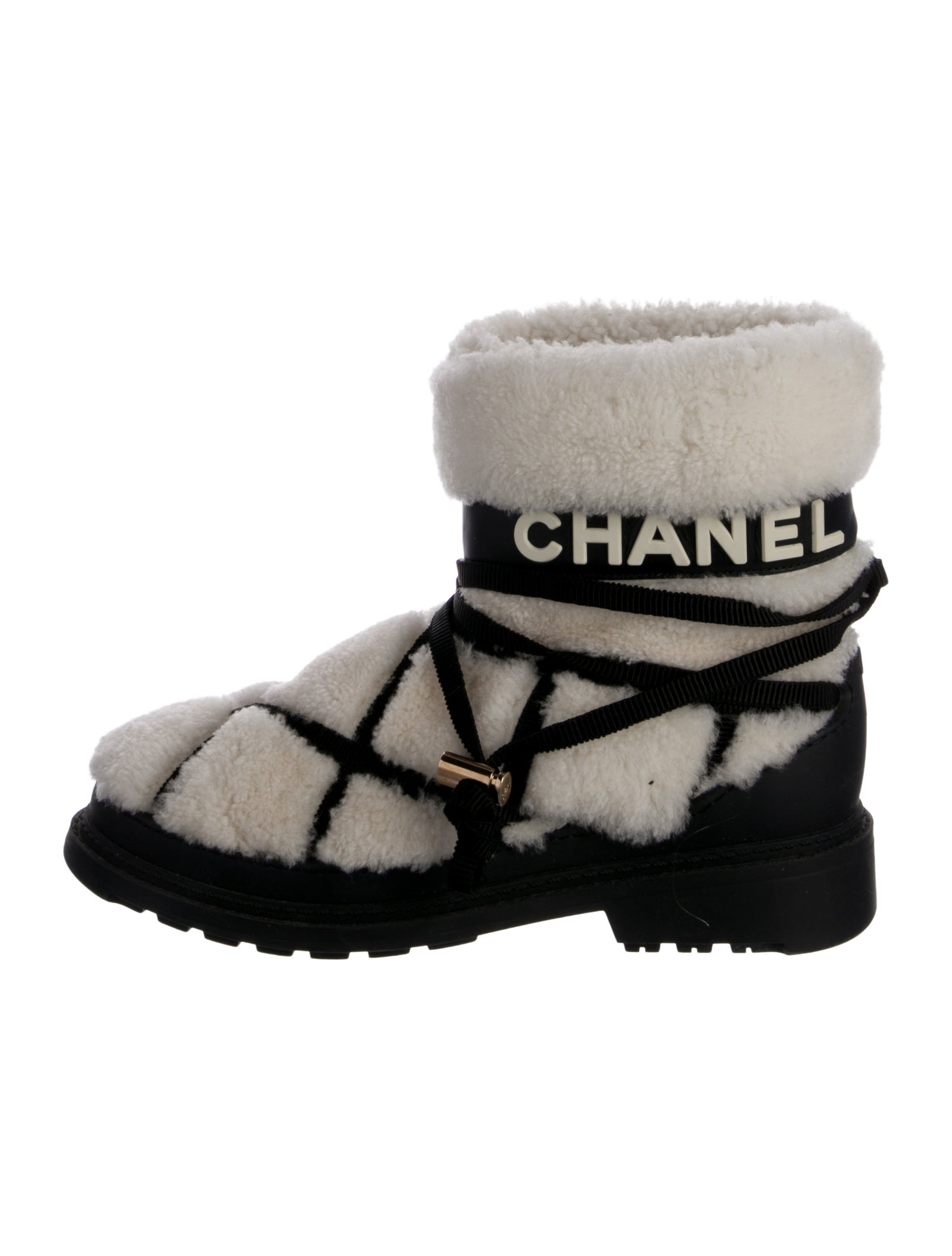 Chanel 2019 Interlocking CC Logo Boots
