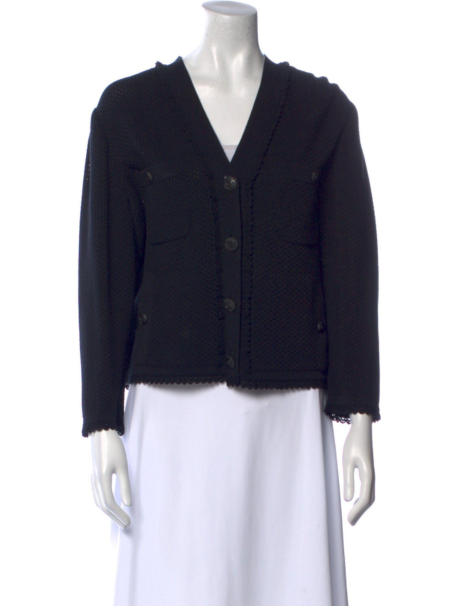 Chanel 2016 V-Neck Sweater w/ Tags