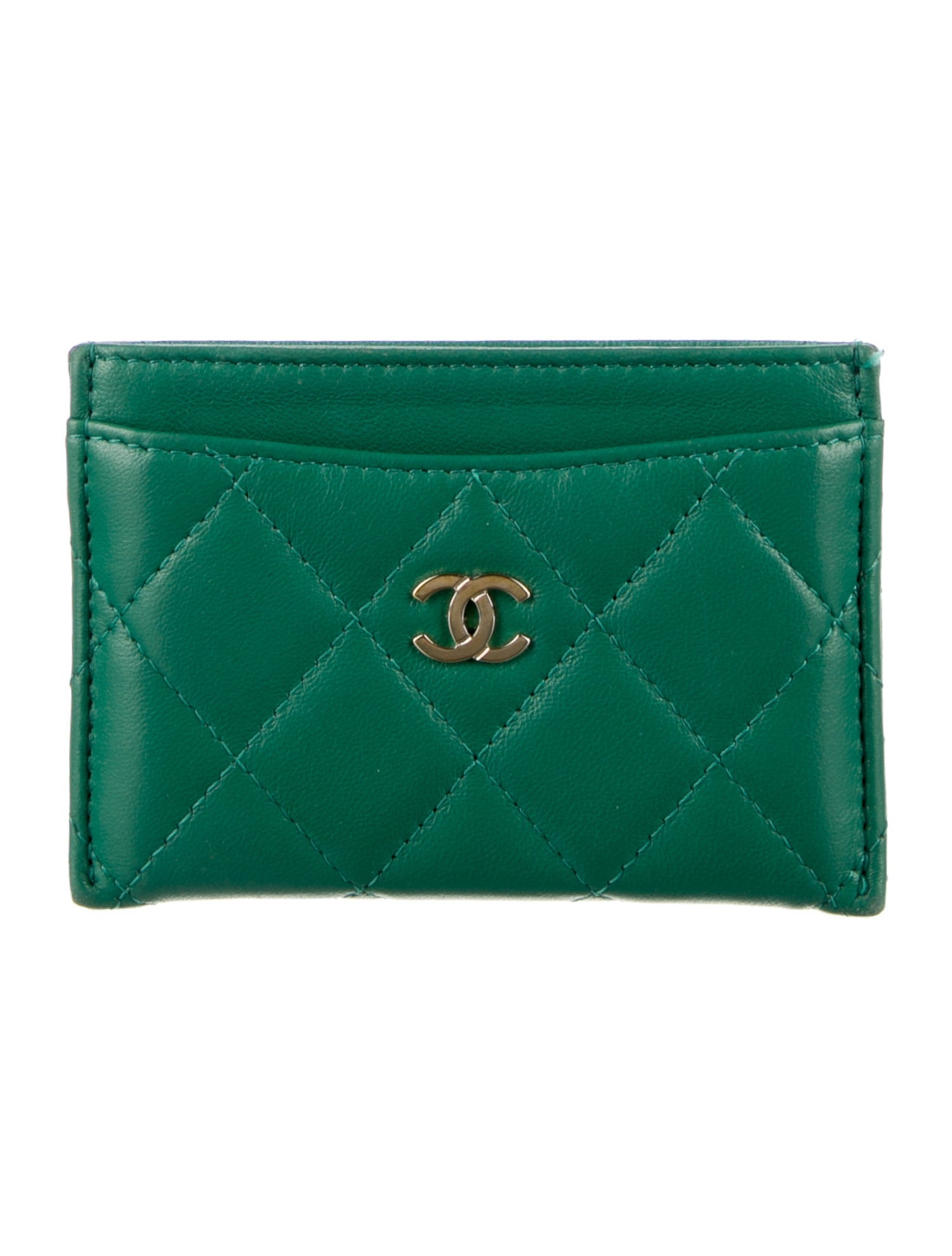 Chanel Card Holder Interlocking CC Logo Card Holder