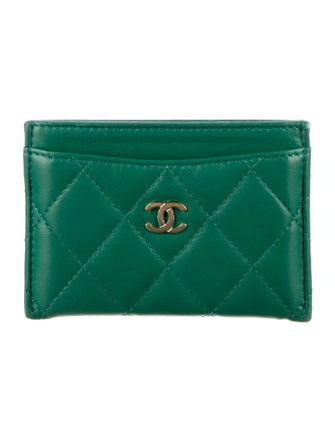 Chanel Card Holder Interlocking CC Logo Card Holder