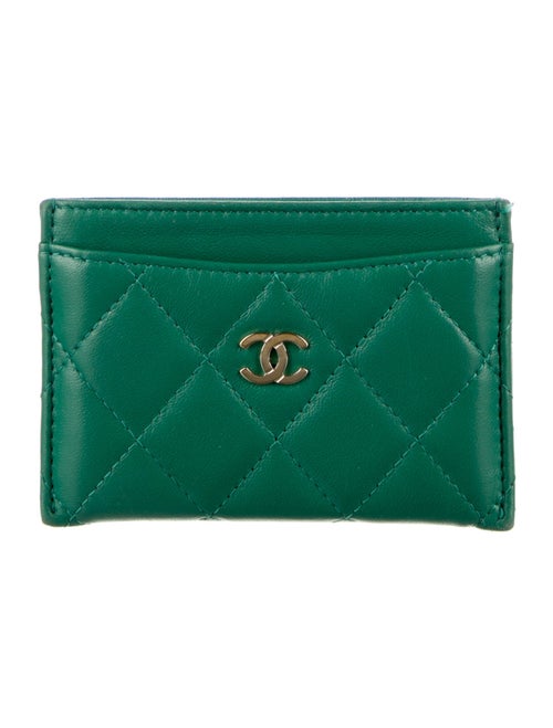 Chanel Card Holder Interlocking CC Logo Card Holder