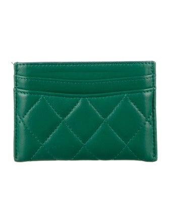 Chanel Card Holder Interlocking CC Logo Card Holder
