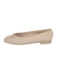 Chanel Interlocking CC Logo Suede Ballet Flats