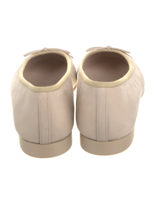 Chanel Interlocking CC Logo Suede Ballet Flats