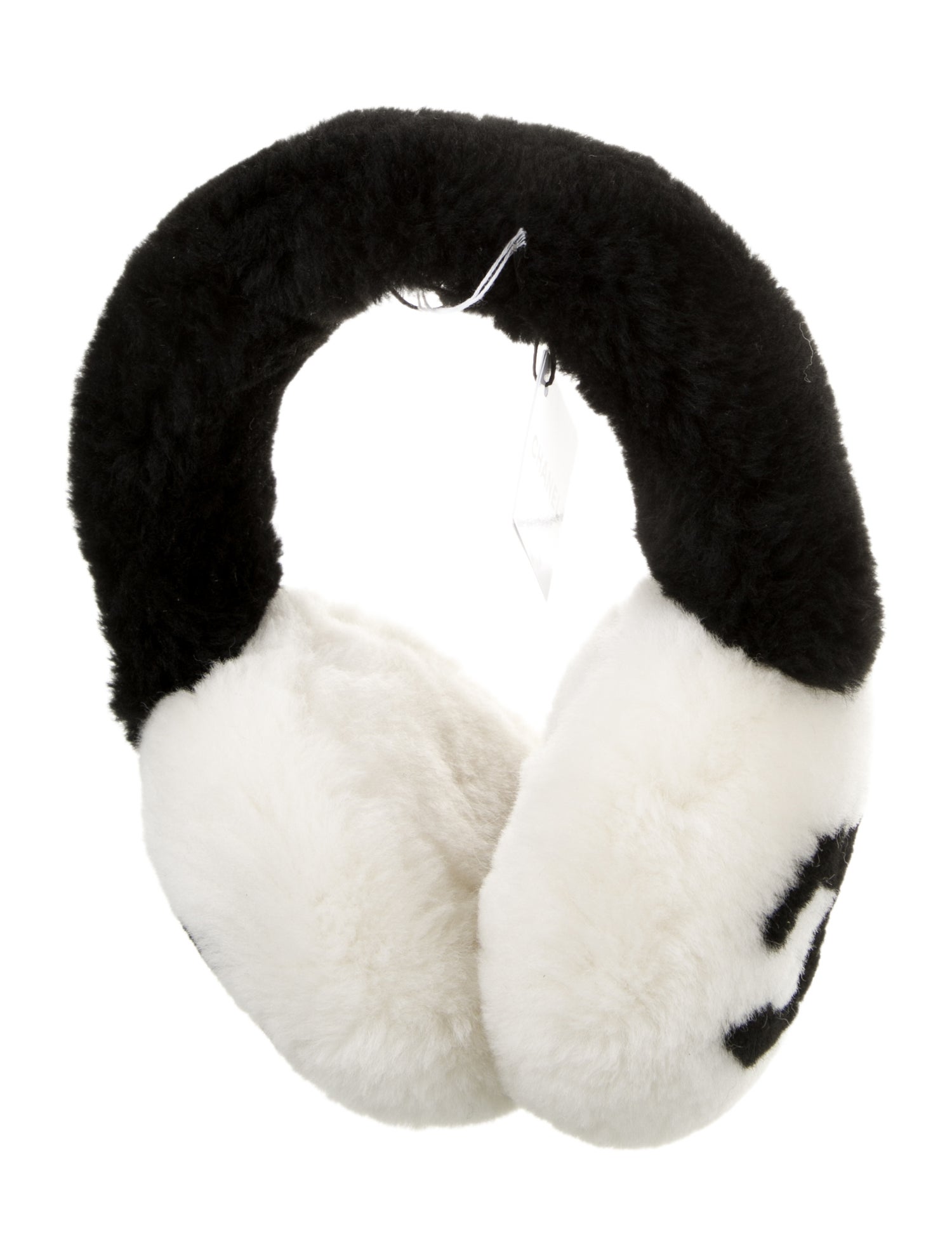 Chanel Shearling CC Earmuffs w/ Tags