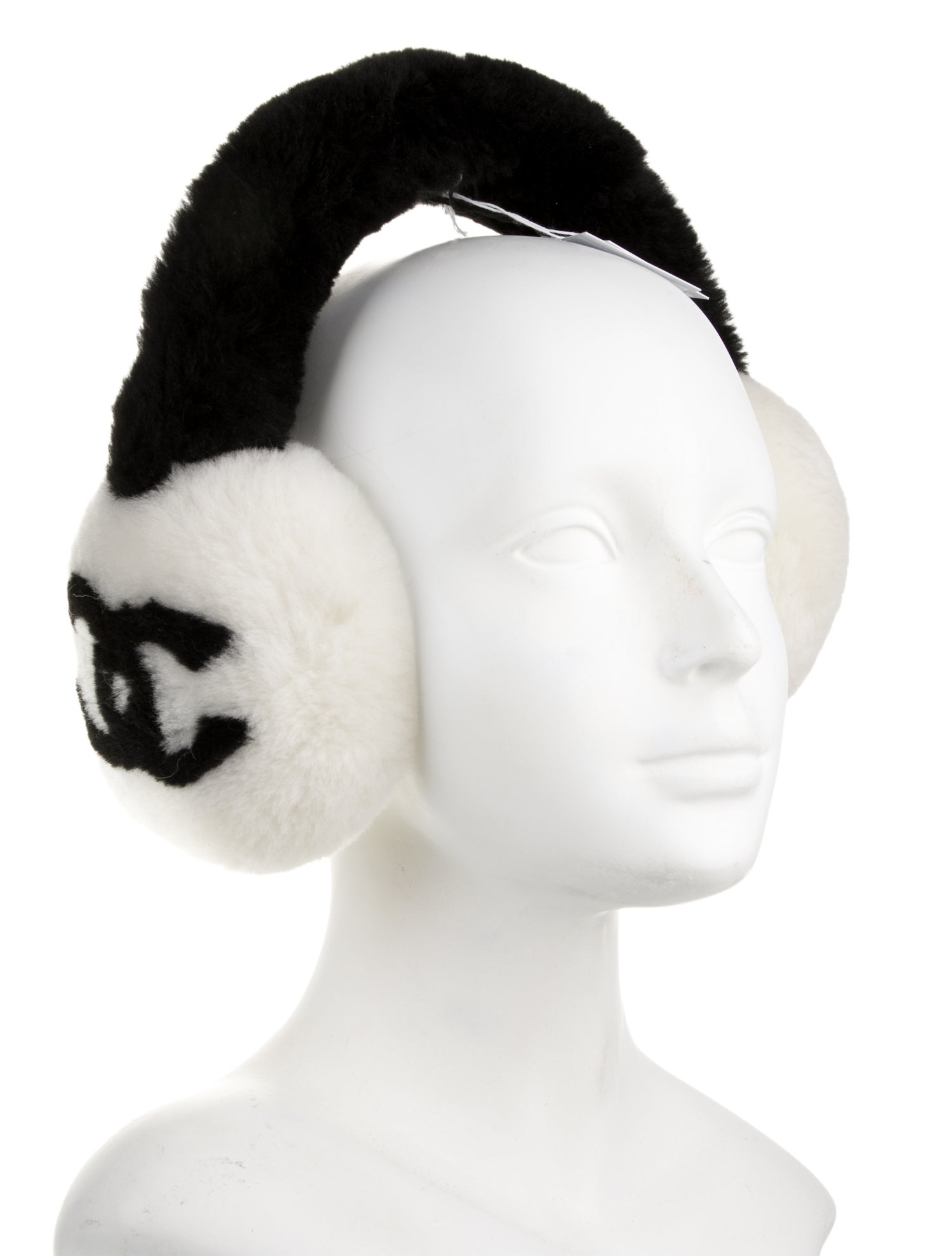 Chanel Shearling CC Earmuffs w/ Tags