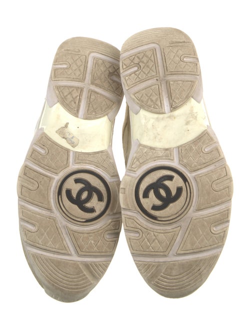Chanel Interlocking CC Logo Suede Chunky Sneakers