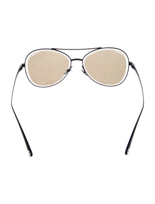 Chanel Interlocking CC Logo Aviator Sunglasses