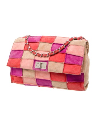 Chanel Suede Patchwork Reissue Flap Bag
