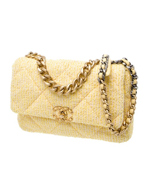 Chanel Large Tweed 19 Flap Bag