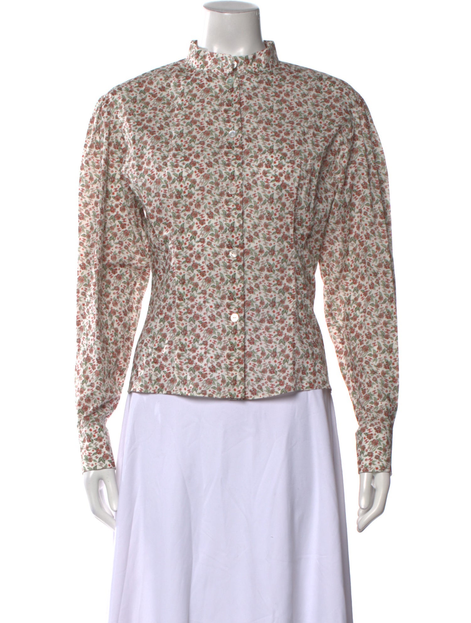 Chanel 2025 Floral Print Sweatshirt