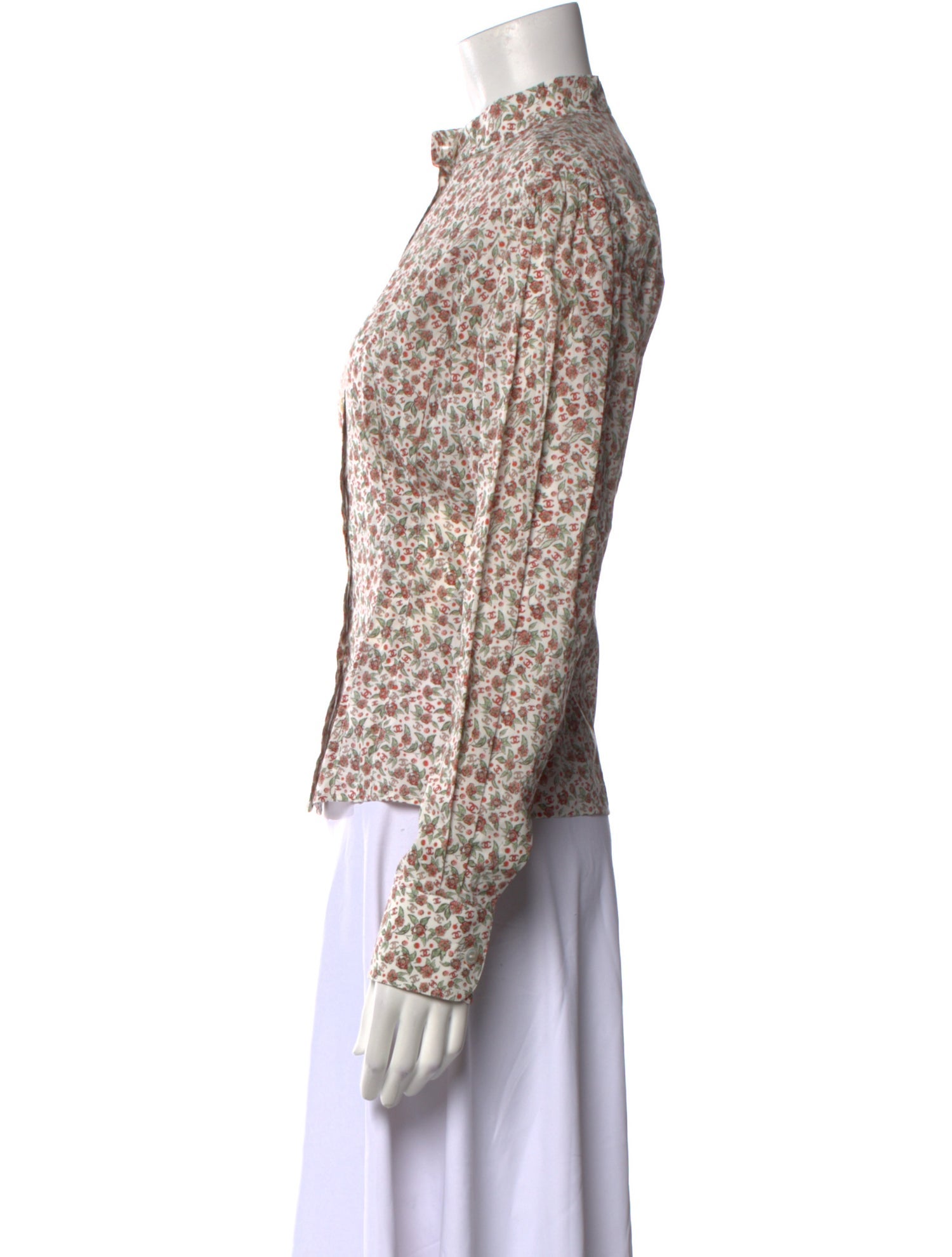 Chanel 2025 Floral Print Sweatshirt