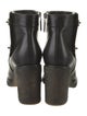 Chanel Interlocking CC Logo Leather Boots