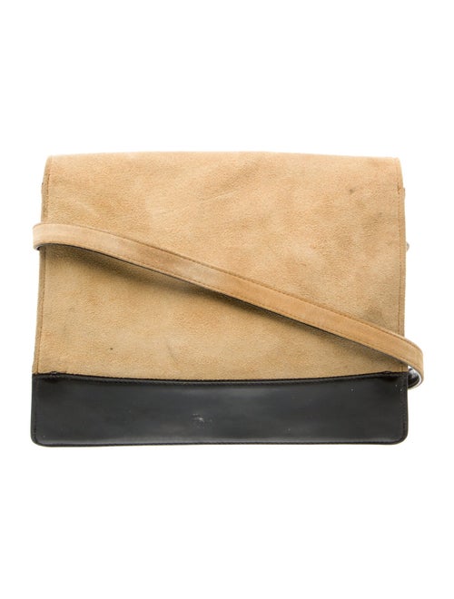 Chanel Suede CC Flap Shoulder Bag