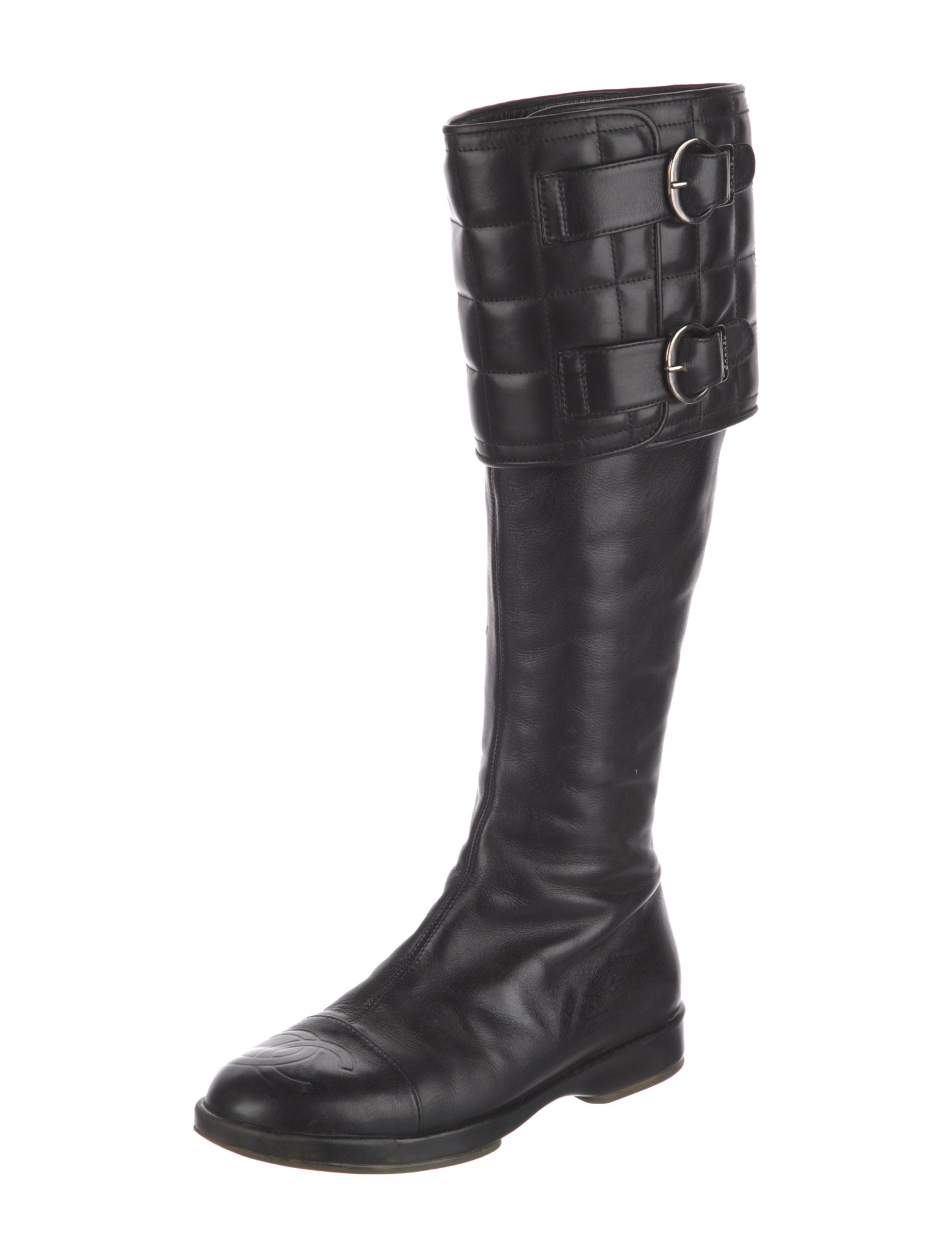 Chanel Vintage 1990's Riding Boots