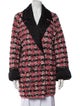 Chanel 2015 Wool Faux Fur Coat