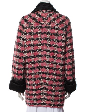 Chanel 2015 Wool Faux Fur Coat