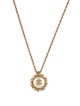 Chanel Faux Pearl CC Pendant Necklace